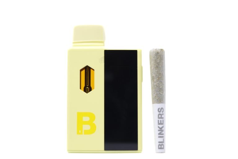 Blinkers 2g Disposable + 0.5g Hash Hole | Banana Mochi - Image 2