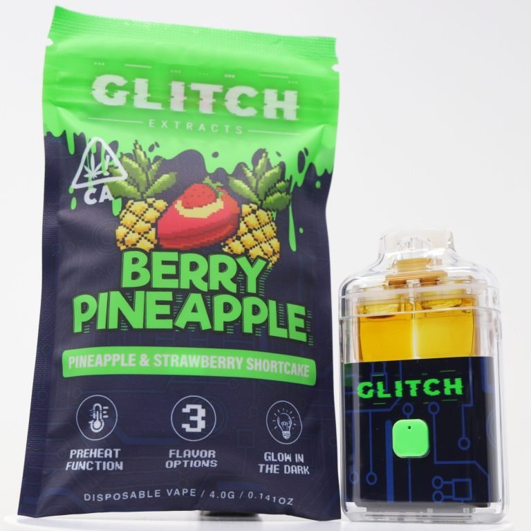 Glitch 4g Disposable Vape – Berry Pineapple