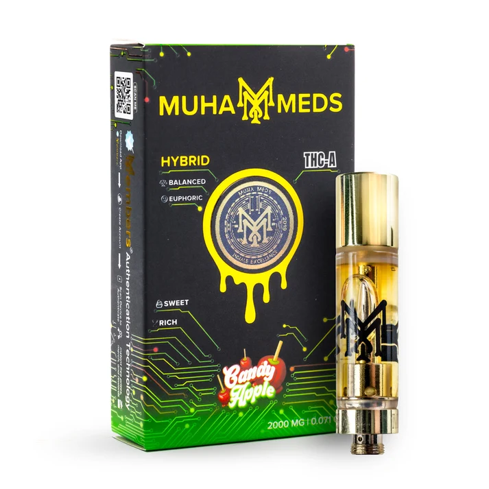 MUHA Meds Candy Apple THCa 510 Cartridge - 2G