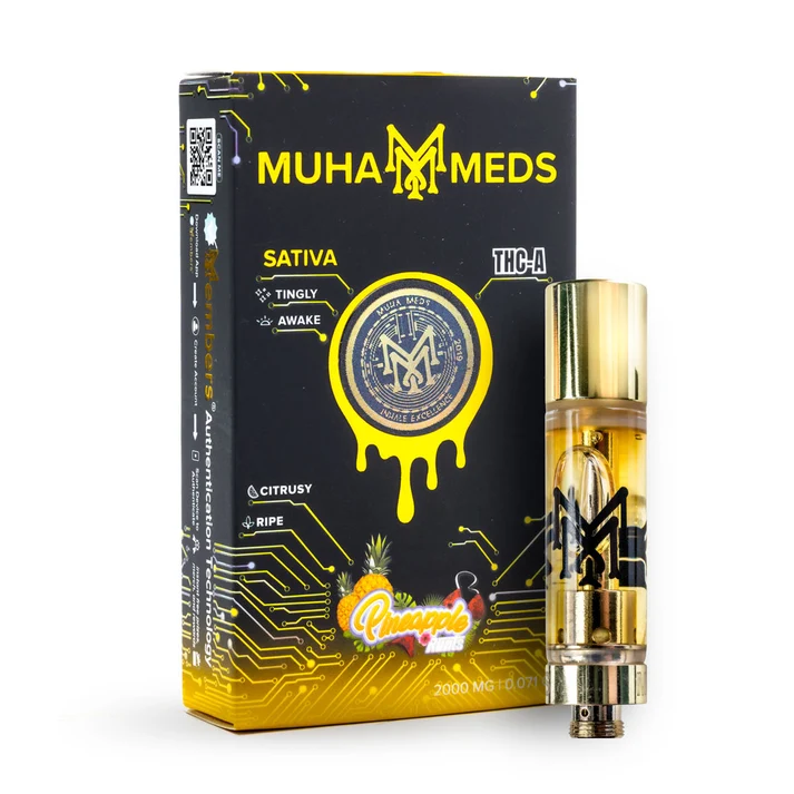 MUHA Meds Pineapple Runts THCa 510 Cartridge - 2G