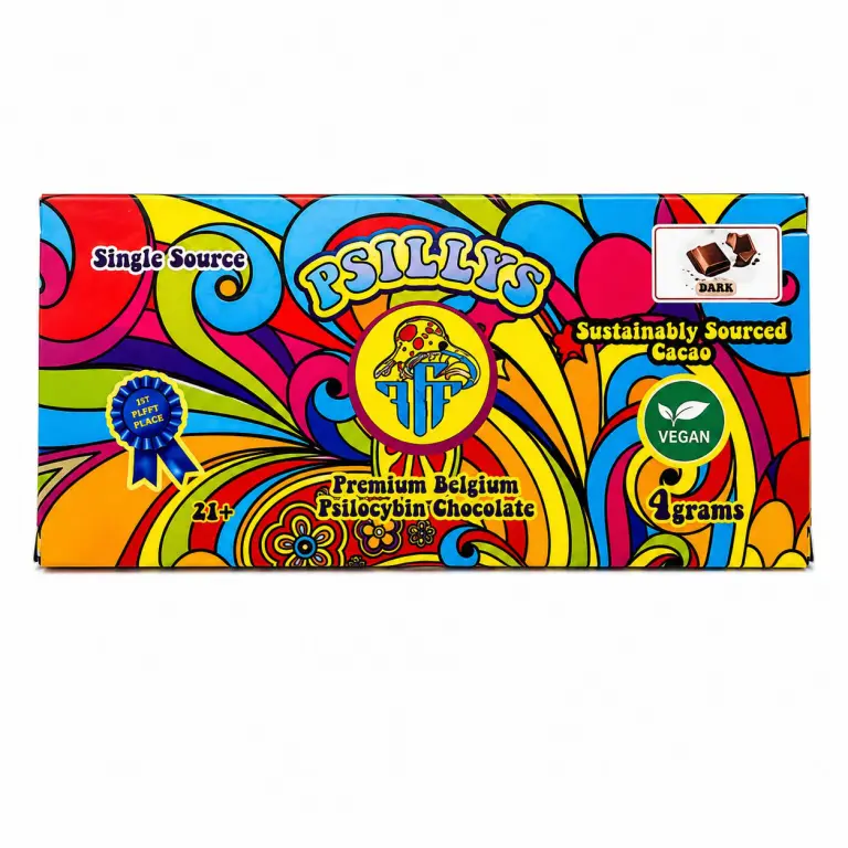 Psillys Premium Belgium Chocolate (4g) – Dark Chocolate
