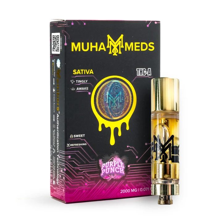 MUHA Meds Purple Punch THCa 510 Cartridge - 2G