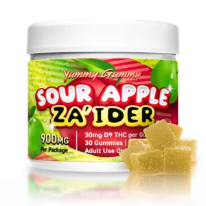 900MG Sour Apple Yummy Gummy D9