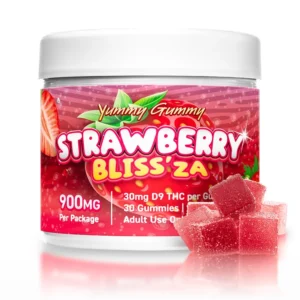 900MG Strawberry Yummy Gummy D9