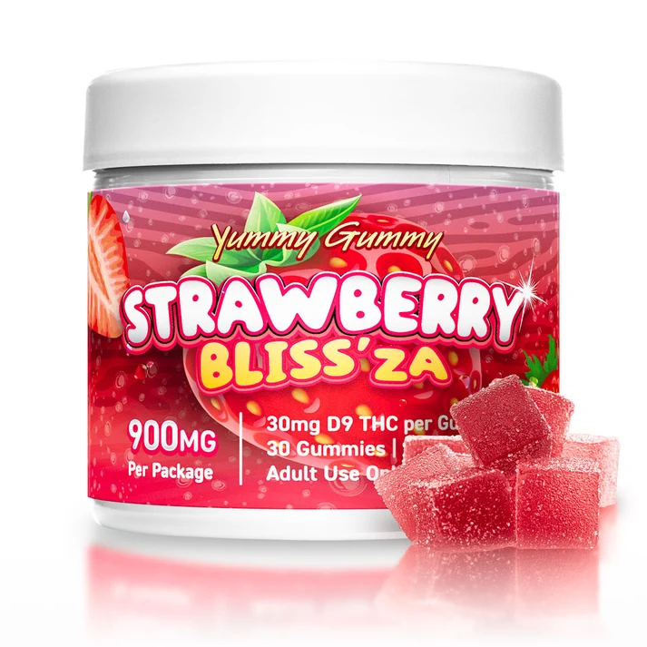 900MG Strawberry Yummy Gummy D9