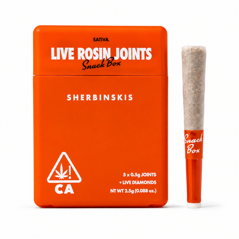 Sherbinskis Infused Mini Rosin Joints 5 pack (2.5g) – Snack Box