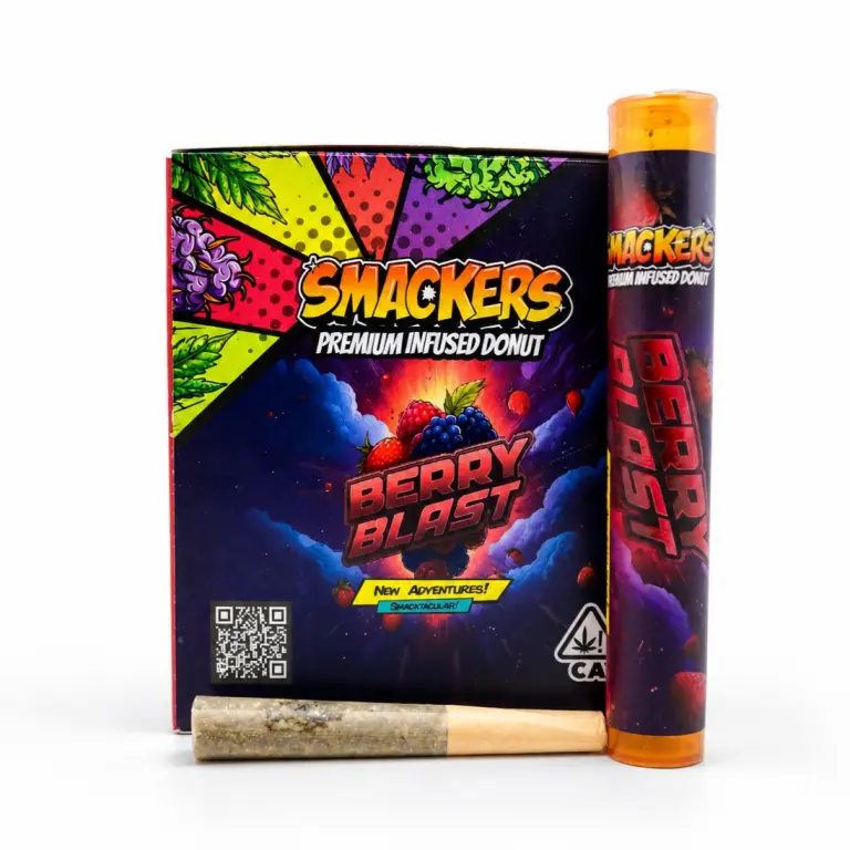 Smackers Premium Infused Donut Preroll (1g) – Berry Blast