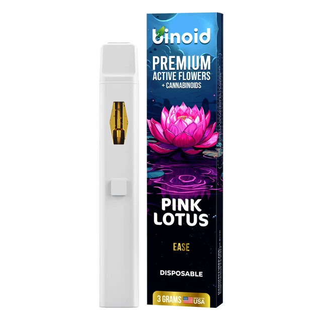 Binoid Premium Active Flowers + Cannabinoids 3G Disposable Vape Pen - Image 4